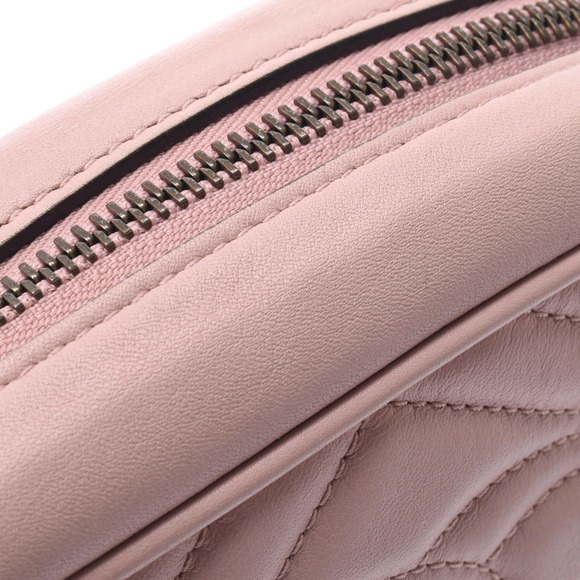 GUCCI GG Marmont Shoulder Bag Pink Calfskin main image 1